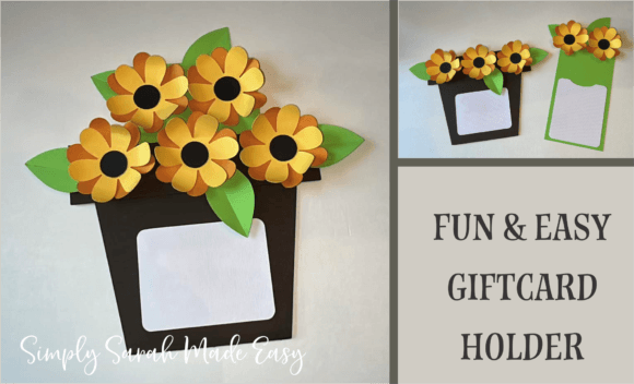 3D SVG Flower Pot Gift Card Holder: A Brand Review