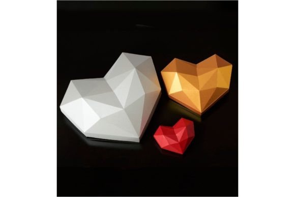 3D SVG Heart Box for Gift Boxes