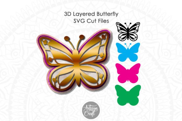 3D SVG Shapes: Layered Butterfly Review