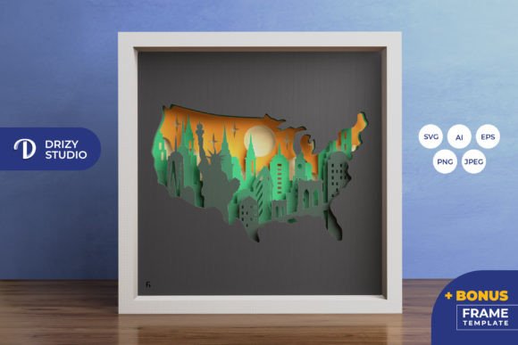 American Map 3D Shadow Box: A Designer’s Review