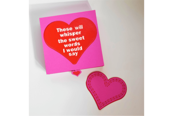 Candy Gift Box: 3D SVG for Valentine S Day