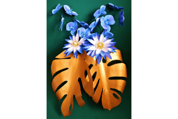 Golden Monstera: 3D SVG Paper Flowers Review