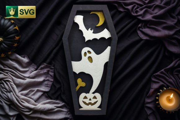 Halloween Coffin V2 Ghost SVG 3D: A Crafter’s Review