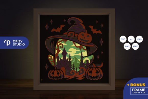 Halloween Ghost 3D Shadow Box: A 3D SVG Review