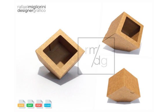 Inclined Cube: A 3D SVG for Shapes