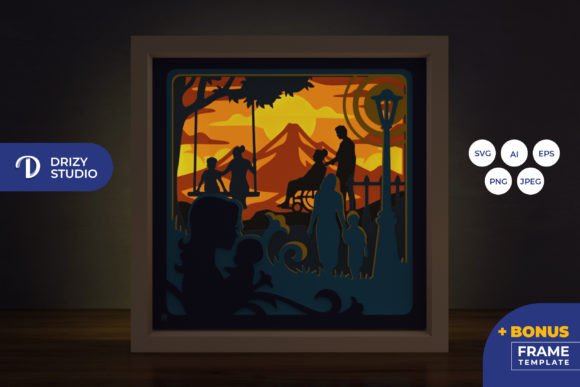 Mother Love Story 3D Shadow Box: A 3D SVG Review