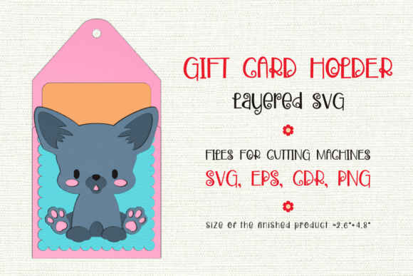 Oriental Cat 3D SVG Shapes Template