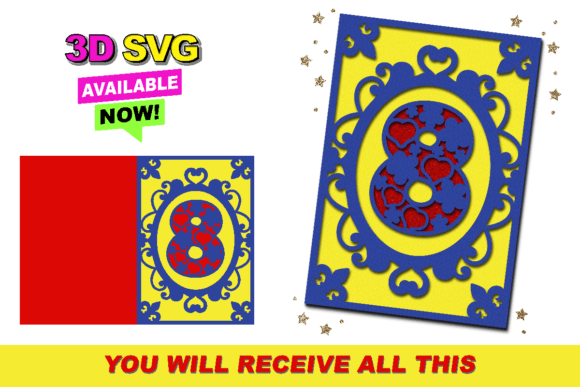 Princess Book Card 3D SVG Review