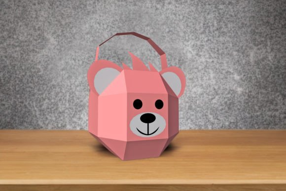 Teddy Bear 3D SVG for Gift Boxes